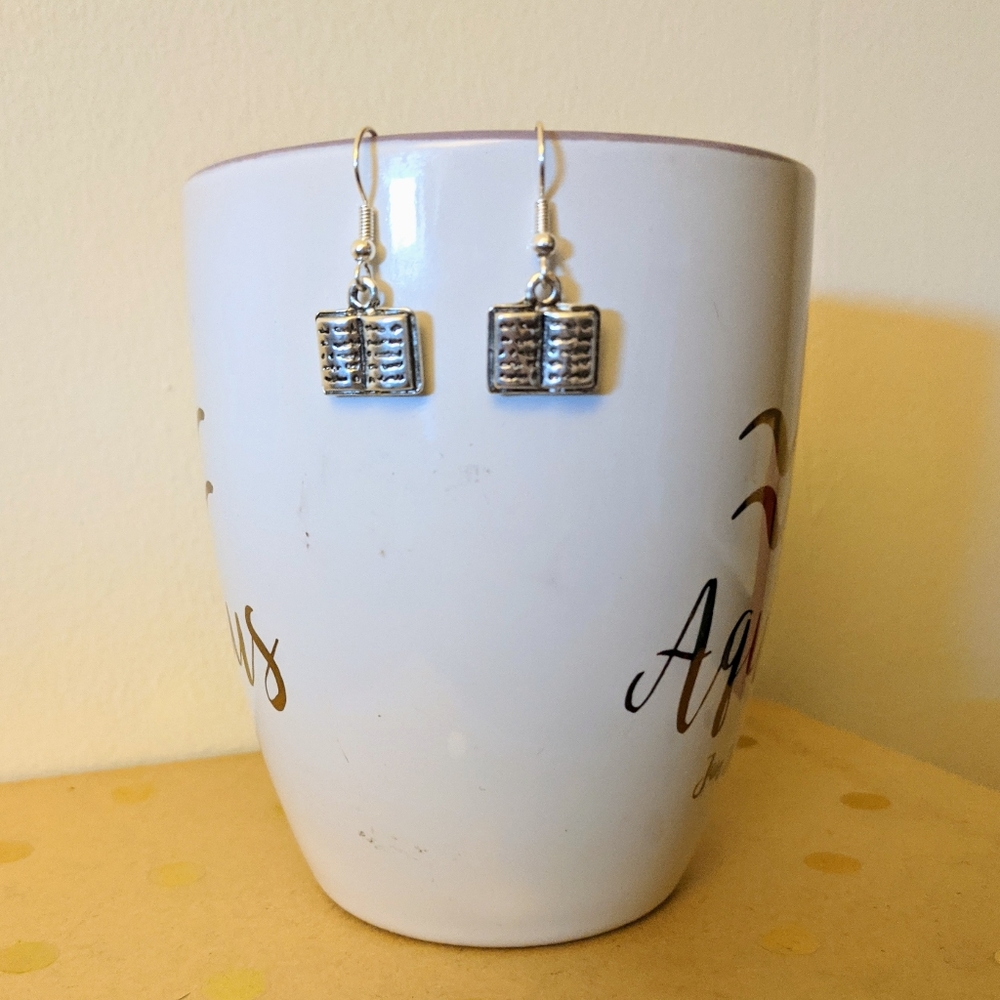 Handmade Earrings Book Charms Bookish Box